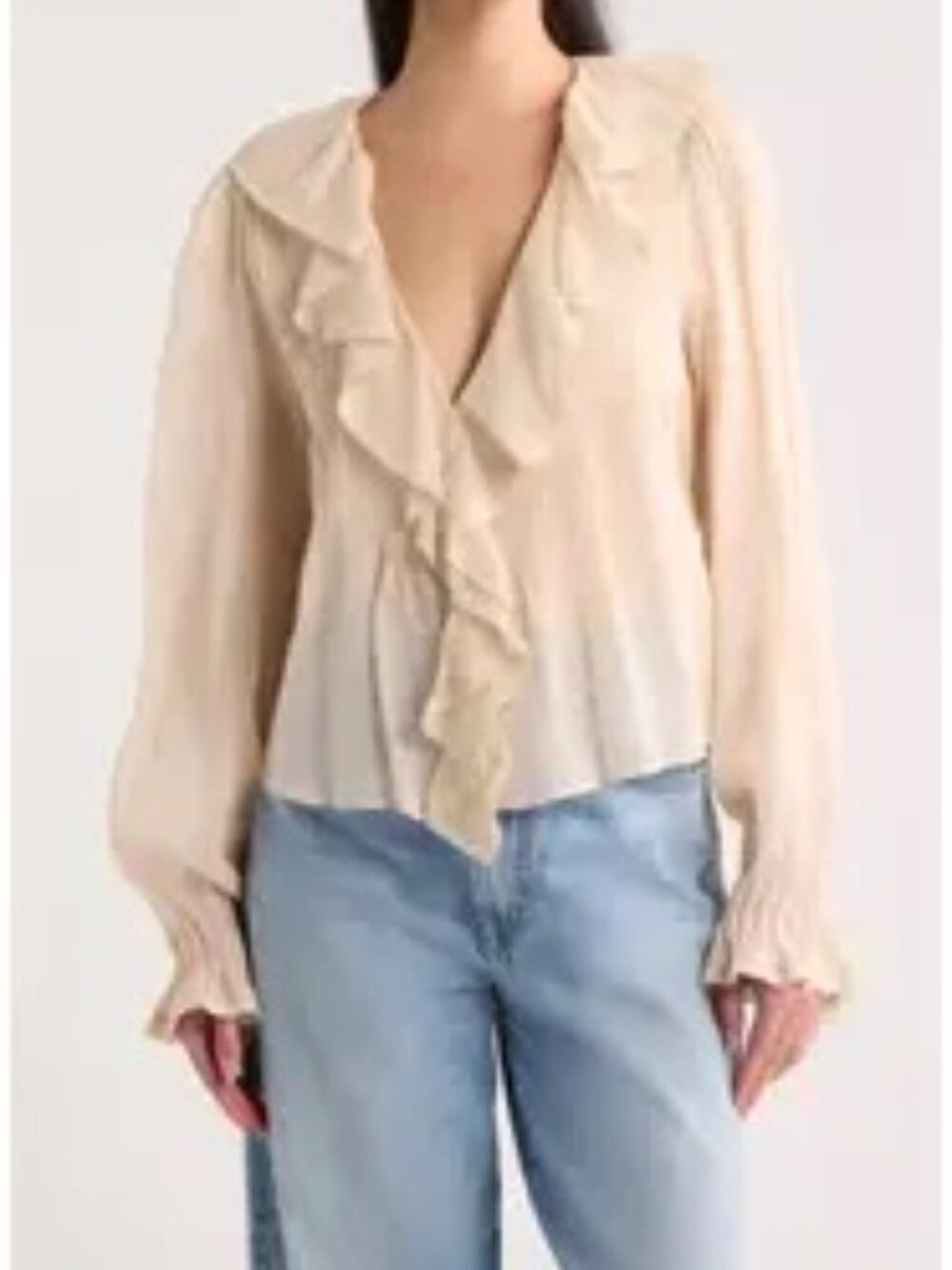A.ren Floraine Ruffle top - Picture 2 of 3